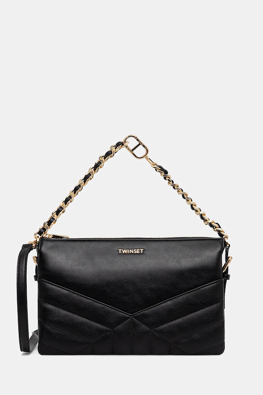 Twinset torebka aplikacja czarny 252TB7322