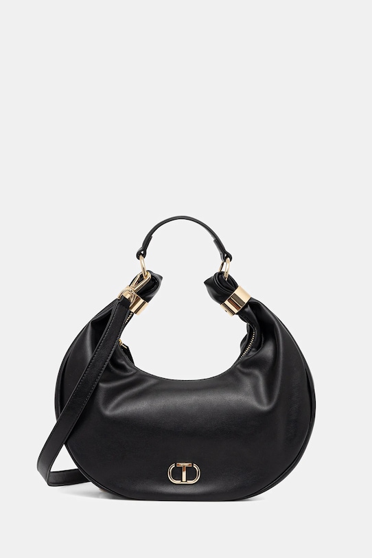 Twinset torebka nie mieści A4 czarny 252TB7090