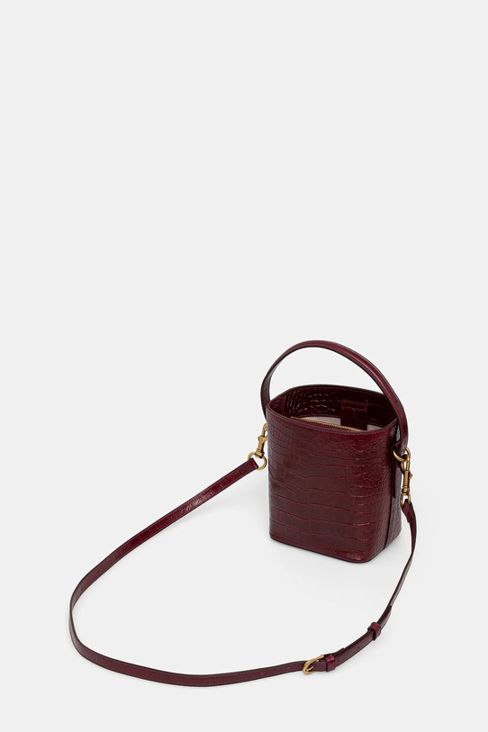 Αξεσουάρ Δερμάτινη τσάντα Twinset 252TD8257 μπορντό