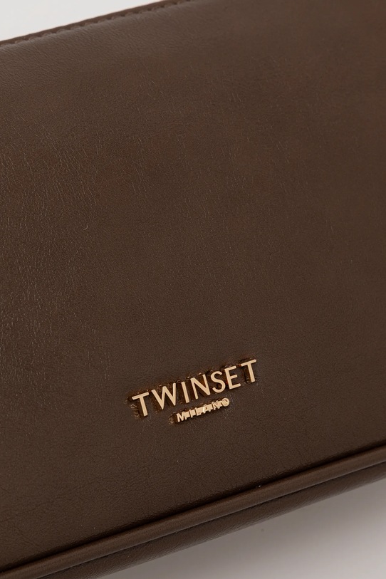 Τσάντα Twinset καφέ 252TD8043