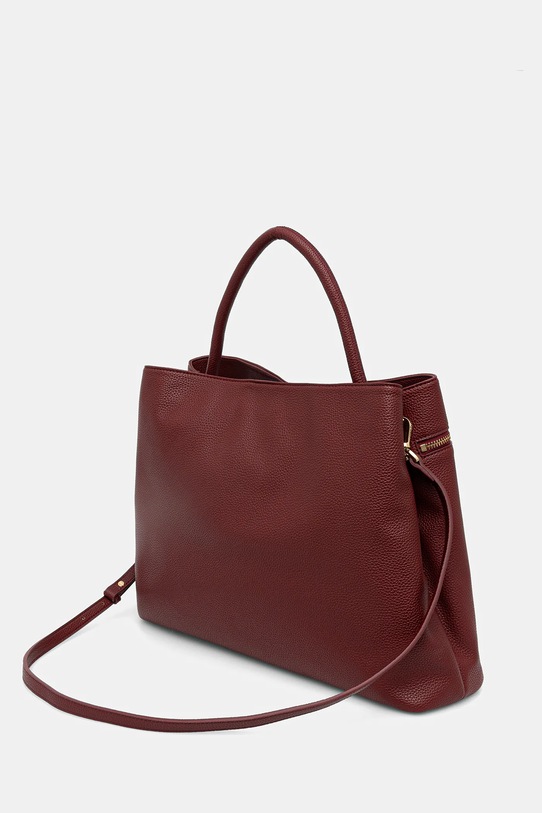 Akcesoria Twinset torebka skórzana 252TD8260 bordowy