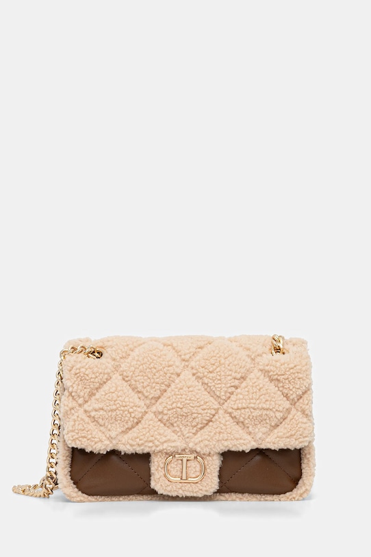 Twinset torebka nie mieści A4 brązowy 252TD8110