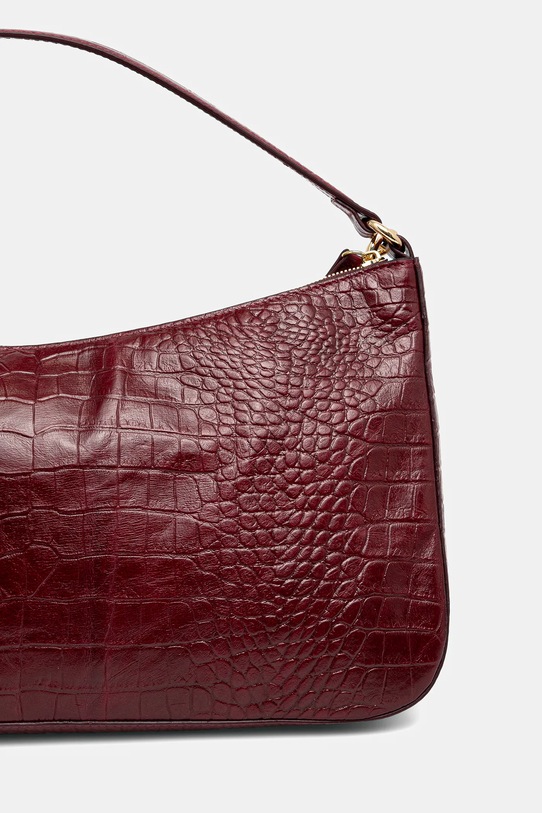 Akcesoria Twinset torebka skórzana 252TD8252 bordowy