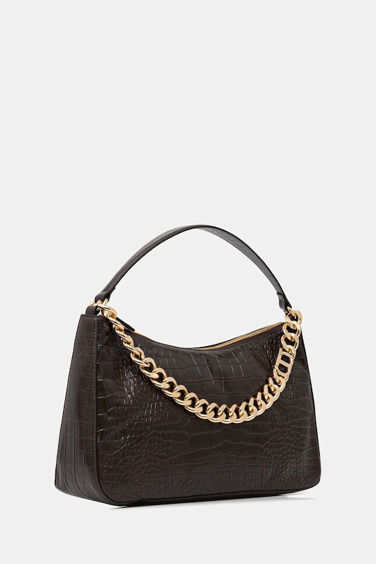 Twinset geantă de piele 252TD8252 maro AW25