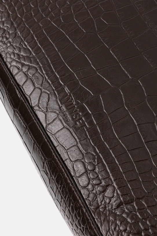 Twinset geantă de piele maro 252TD8252