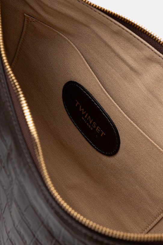Twinset geantă de piele 252TD8252 maro