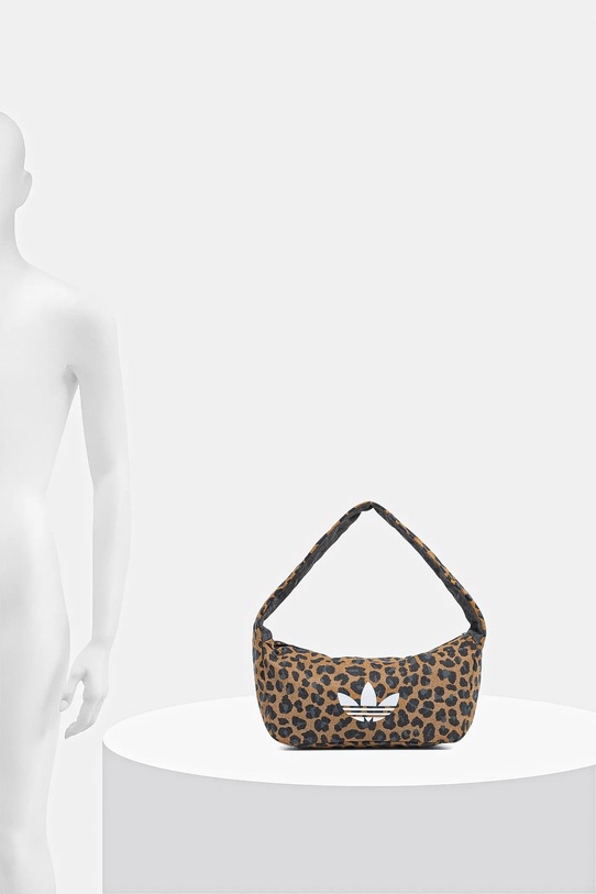 Βαμβακερή τσάντα adidas Originals Leo S Bag JX3198 μπεζ