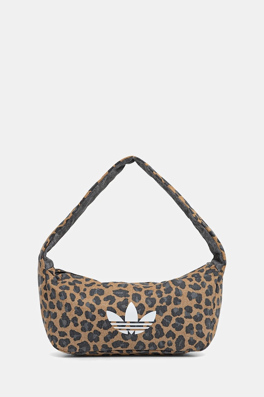 adidas Originals geantă de bumbac Leo S Bag cu modele maro JX3198