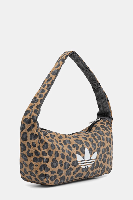 adidas Originals geantă de bumbac Leo S Bag JX3198 maro AW25