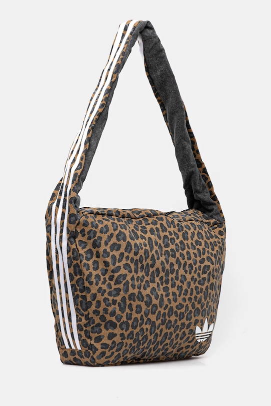 Bavlněná taška adidas Originals Leo L Bag JX3200 béžová AW25