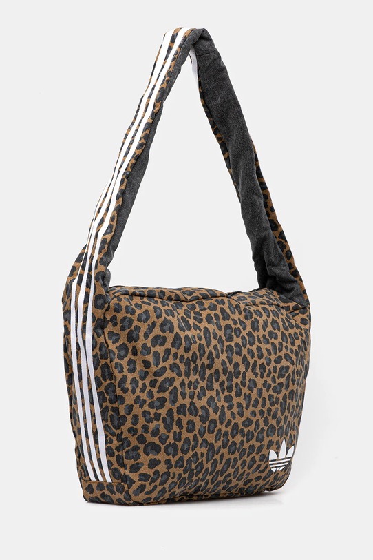 Памучна чанта adidas Originals Leo L Bag JX3200 кафяв AW25