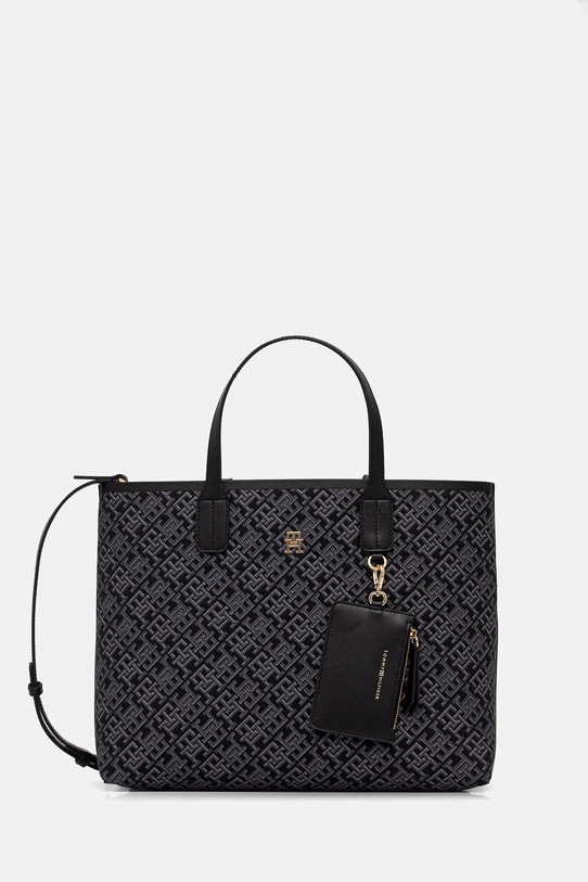 Сумочка Tommy Hilfiger узор чёрный AW0AW17685