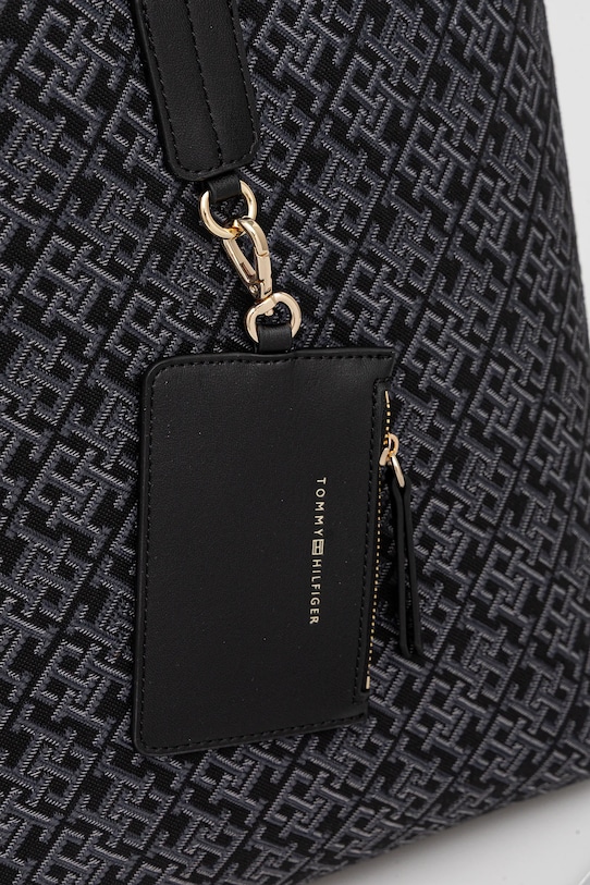 Τσάντα Tommy Hilfiger μαύρο AW0AW17688