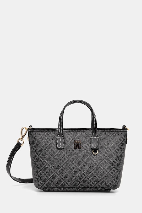 Tommy Hilfiger torebka nie mieści A4 czarny AW0AW17717