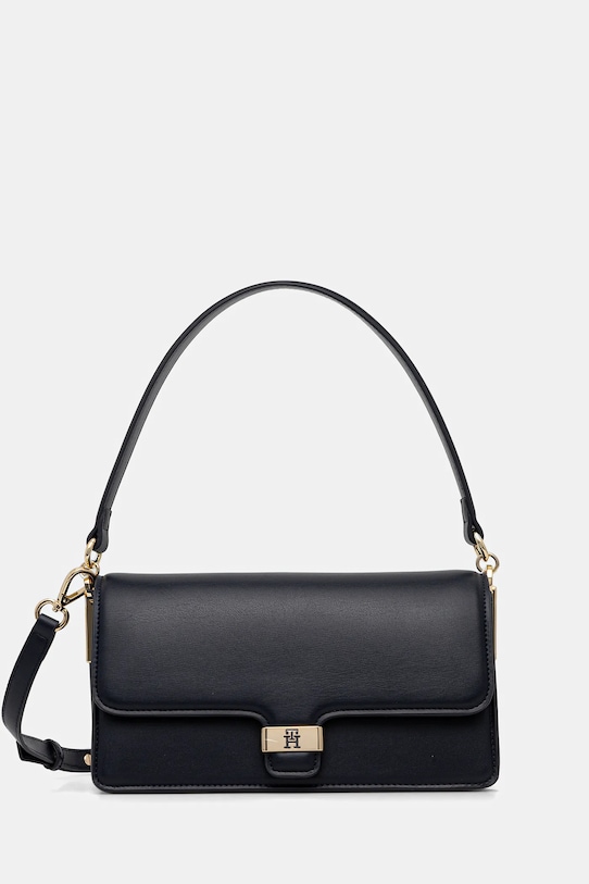 Tommy Hilfiger torebka nie mieści A4 granatowy AW0AW18029