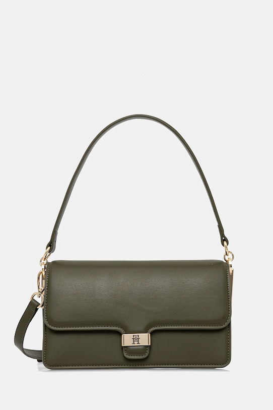 Сумочка Tommy Hilfiger не вмещает А4 зелёный AW0AW18029