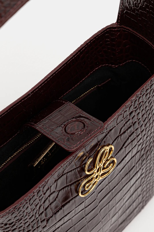 Luisa Spagnoli poșetă de piele 542513.LS burgundia