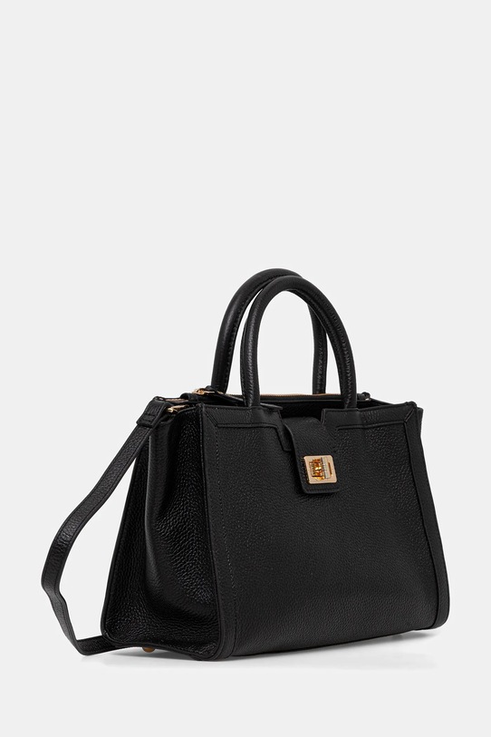 Kožená kabelka Geox LEONORY D35KQA.00046 čierna AW25