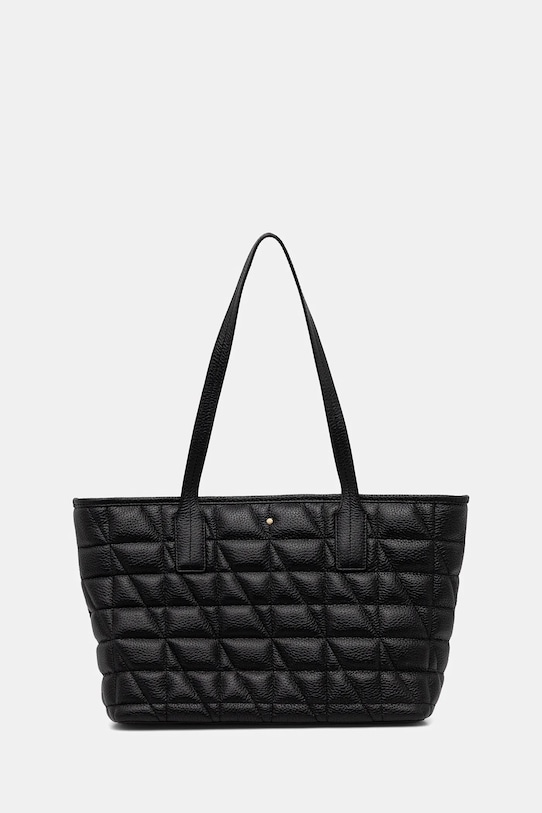 Geox torebka skórzana GARDREN skóra licowa czarny D46Z8A.00046