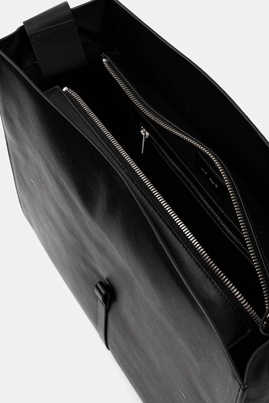 Kožená kabelka Heliot Emil AW25.15.44.L03.BLK01.CO čierna