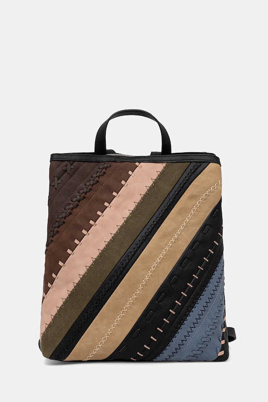 Desigual plecak QUEBEC WHIPSTITCH SU nie mieści A4 czarny 25WAKP09