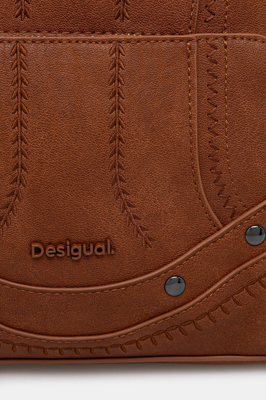 Desigual plecak EMBRO PATCH PRETORIA brązowy 25WAKP23
