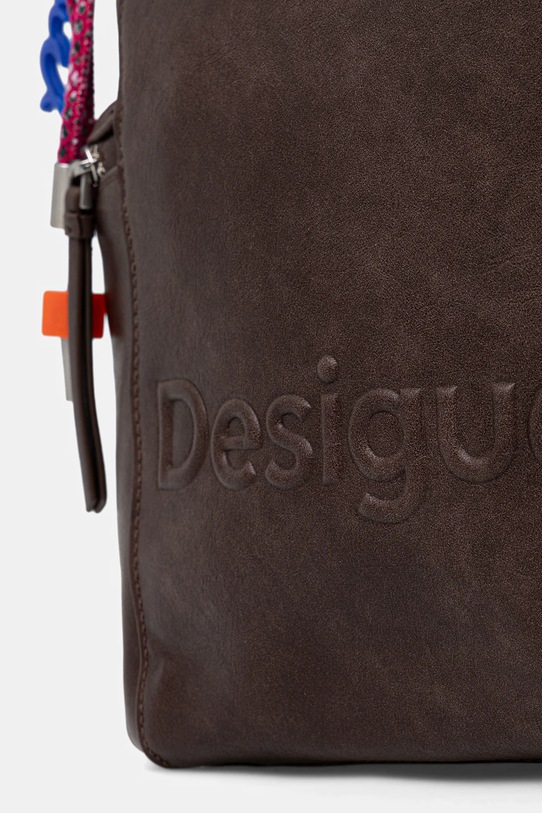Desigual torebka HALF LOGO ARICA brązowy 25WAKP29