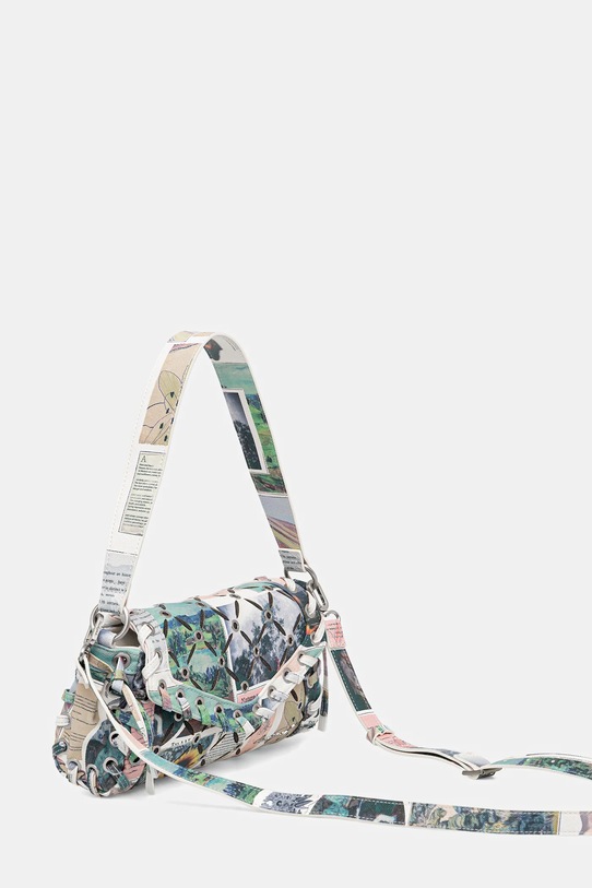 Desigual torebka JULIETT CUT OUT 25WAXD02 zielony AW25