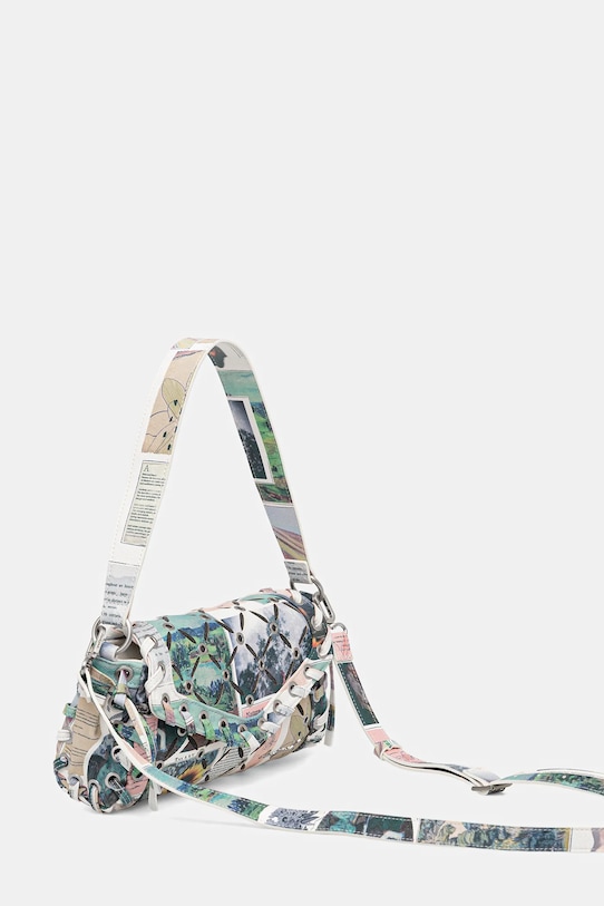 Desigual poșetă JULIETT CUT OUT 25WAXD02 verde AW25