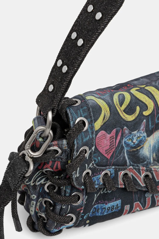 Desigual torebka PIZZICATO ZARAU granatowy 25WAXD22