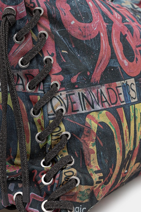 Τσάντα Desigual PIZZICATO LEIRI μπλε 25WAXD23