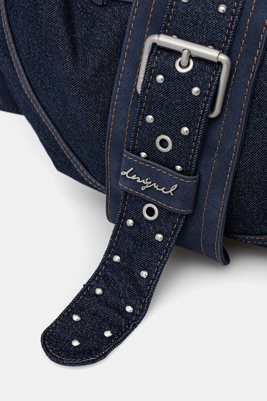Desigual torebka jeansowa BINDELLA CA granatowy 25WAXD24
