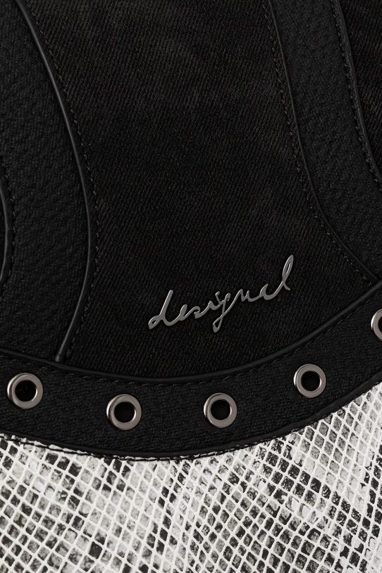 Kabelka Desigual SNAKE PATCH BERGAMO černá 25WAXP29