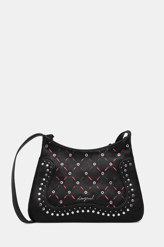 Kabelka Desigual YANKEE MANAOS BLACK nášivka černá 25WAXP38