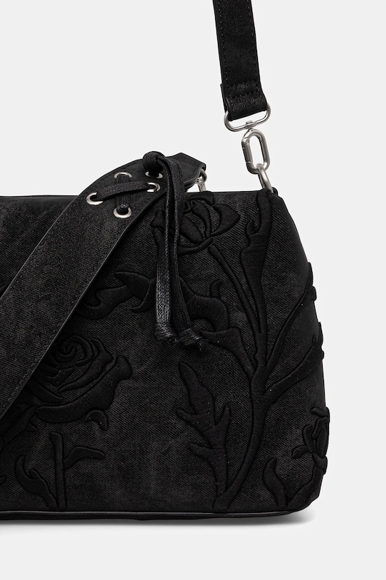 Αξεσουάρ Τσάντα Desigual ROMEO FLORAL TOTAL BL 25WAXP41 μαύρο
