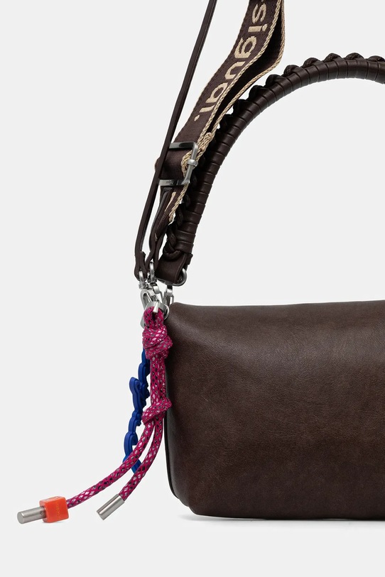 Doplnky Kabelka Desigual HALF LOGO TROKEL 25WAXP70 hnedá