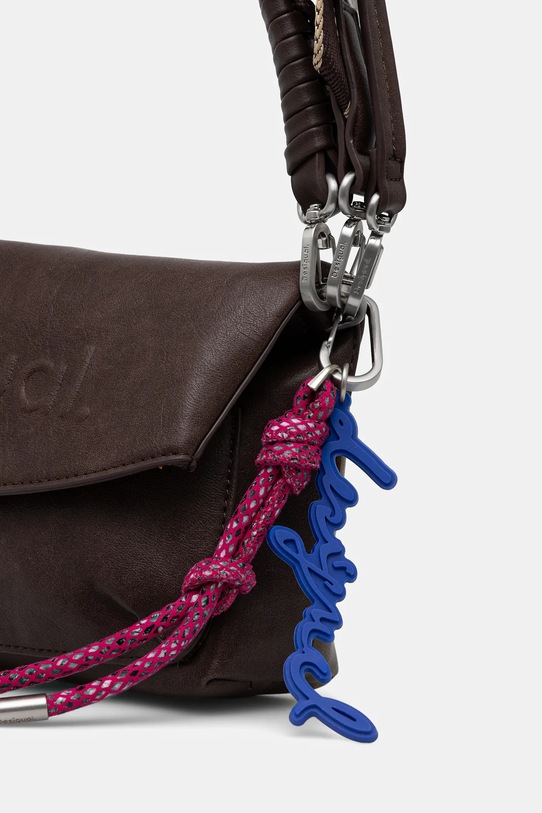 Kabelka Desigual HALF LOGO TROKEL hnedá 25WAXP70