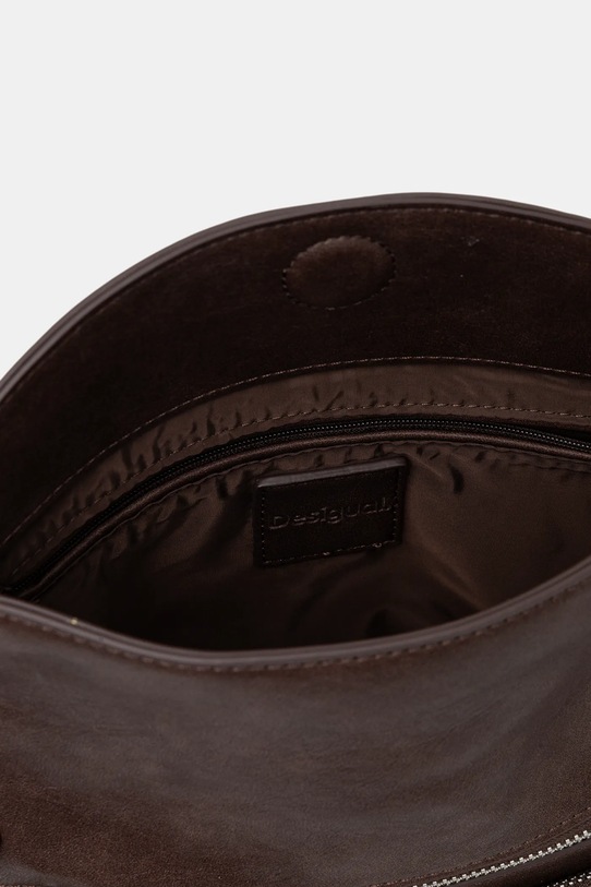 Kabelka Desigual HALF LOGO TROKEL 25WAXP70 hnedá