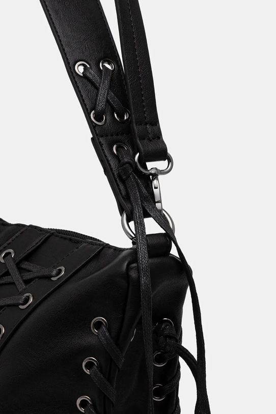 Kabelka Desigual TANGO BLACK PATCH LEI čierna 25WAXP79