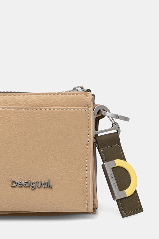 Desigual torebka DELTA NOVA SILVER beżowy 25WAXPAF