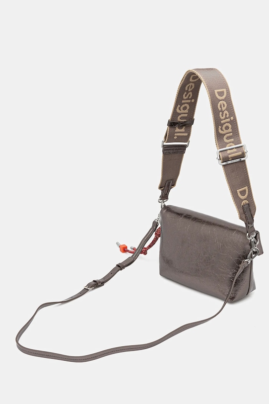 Αξεσουάρ Τσάντα Desigual HALF LOGO TROKEL DARK SILVE 25WAXPAQ ασημί