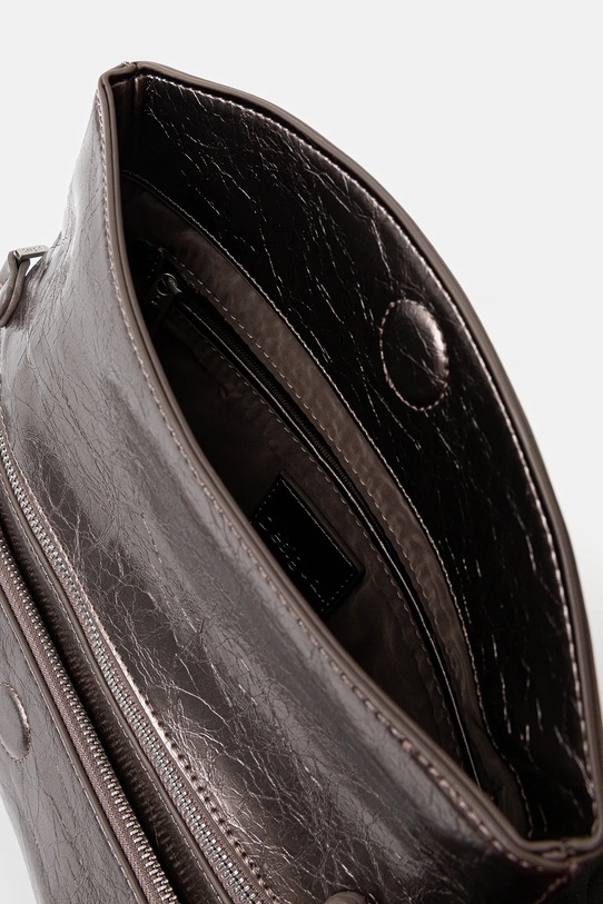 Desigual torebka HALF LOGO TROKEL DARK SILVE 25WAXPAQ