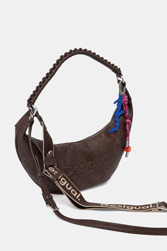 Desigual torebka HALF LOGO ZANTE C 25WAXPAX brązowy AW25