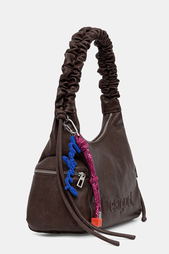 Desigual torebka HALF LOGO MONTVIL 25WAXPAY brązowy AW25