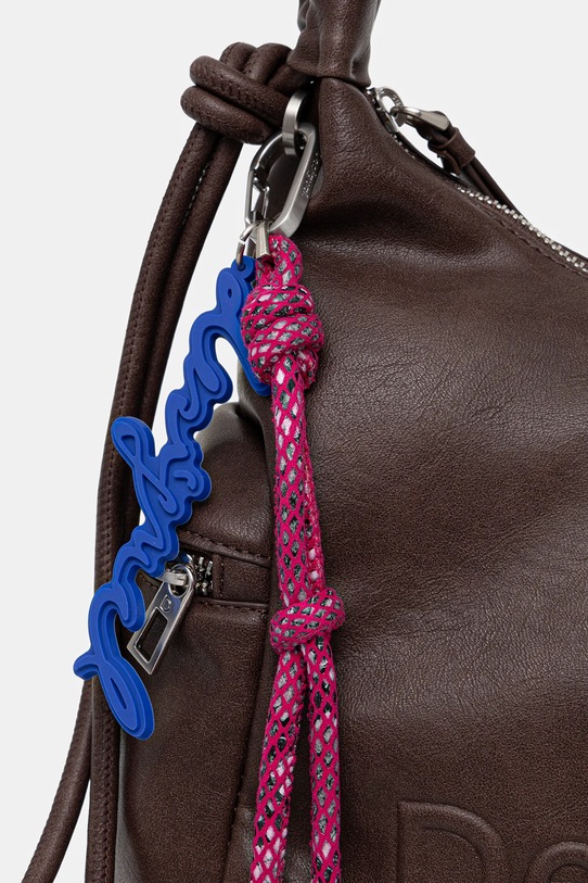 Desigual torebka HALF LOGO MONTVIL brązowy 25WAXPAY