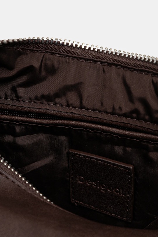 Desigual torebka HALF LOGO MONTVIL 25WAXPAY brązowy