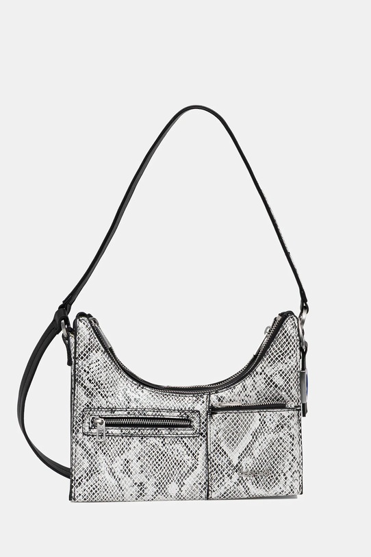 Desigual torebka DELTA VEGA OLIVE nie mieści A4 czarny 25WAXPB7