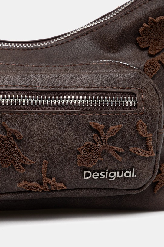 Desigual torebka STENCIL FLOWER ME brązowy 25WAXPB9