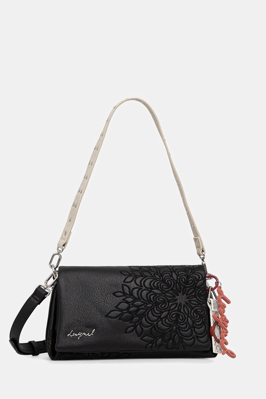 Desigual torebka SIERRA NARON MEDIUM F aplikacja czarny 25WAXPBD