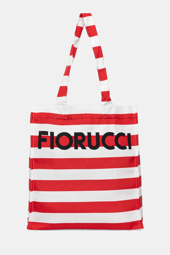 Kabelka Fiorucci Logo Print Nylon Tote vzorovaný červená W02FPABA275NY01RD02